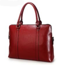 Genuine Leather Briefcase For Woman