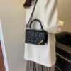 New Fashion Shoulder Bag Plaid PU Leather 4