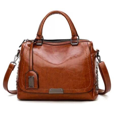 Vintage Rivet Handbags PU Leather Shoulder Bag