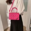 New Fashion Shoulder Bag Plaid PU Leather 5