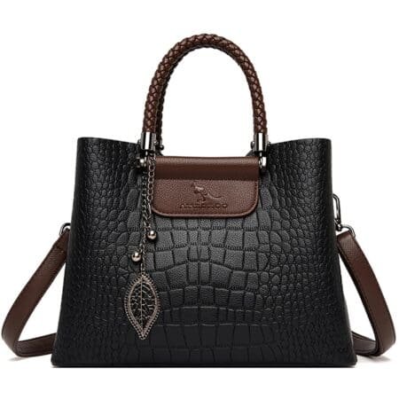 Luxury Leather Handbag Tote 3