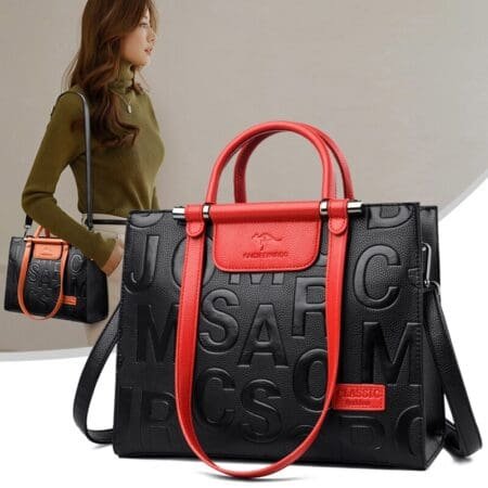 PU Leather Travel Casual Handbag 4